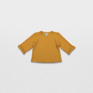 Camisola amarela mostarda